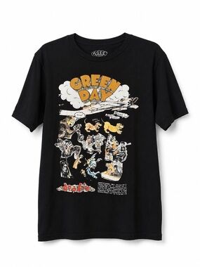 Green Day Dookie Graphic Tee - Black